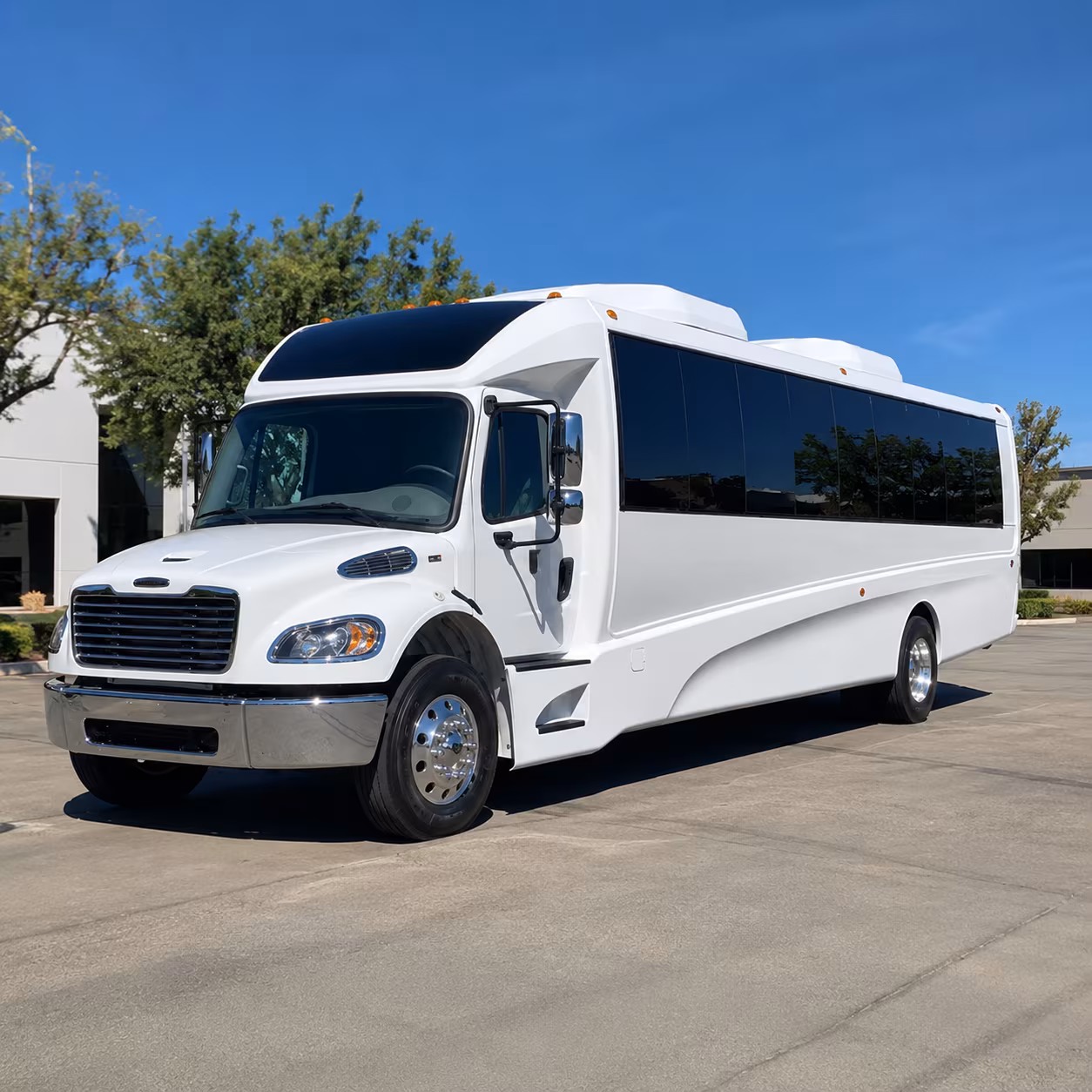 Corona Airport Shuttle & Transportation party bus exterior