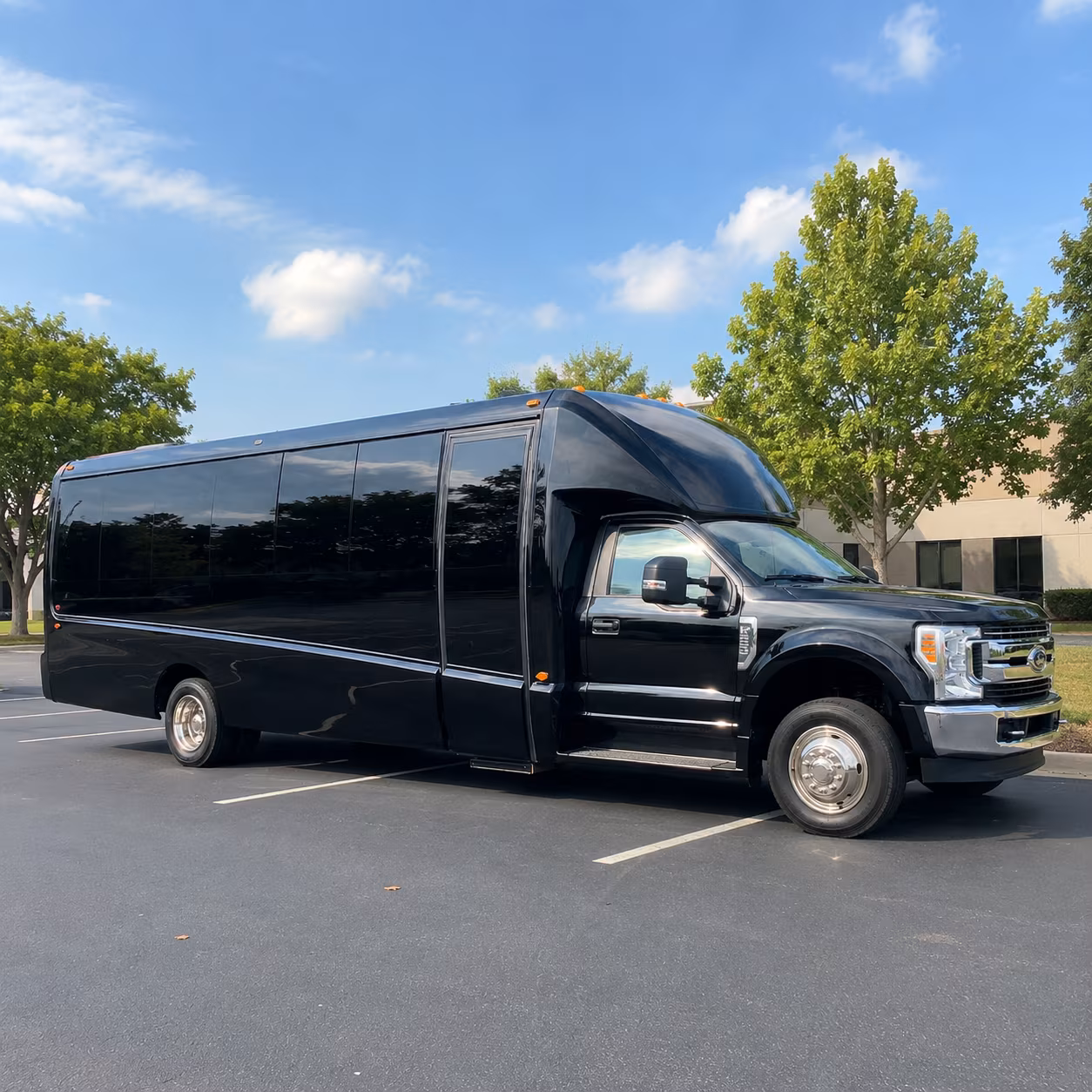 Corona Airport Shuttle & Transportation party bus exterior