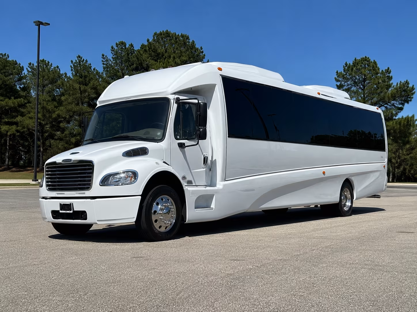 Corona Bachelor & Bachelorette Transportation party bus exterior