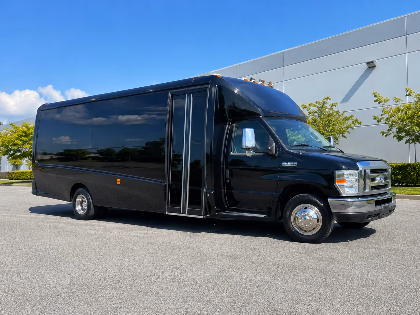 Corona Bachelor & Bachelorette Transportation party bus exterior