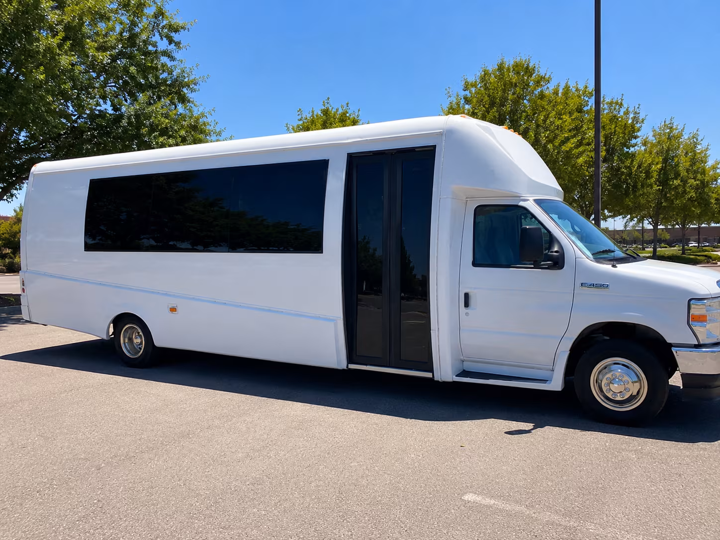 Corona Birthday, Sweet 16, & Quinceañera Transportation party bus exterior