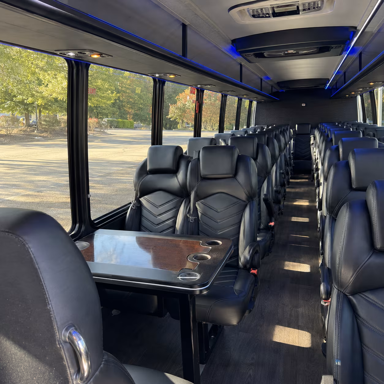 Corona Corporate Transportation onboard seating