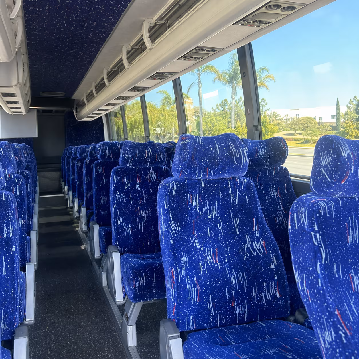 Corona Corporate Transportation party bus exterior
