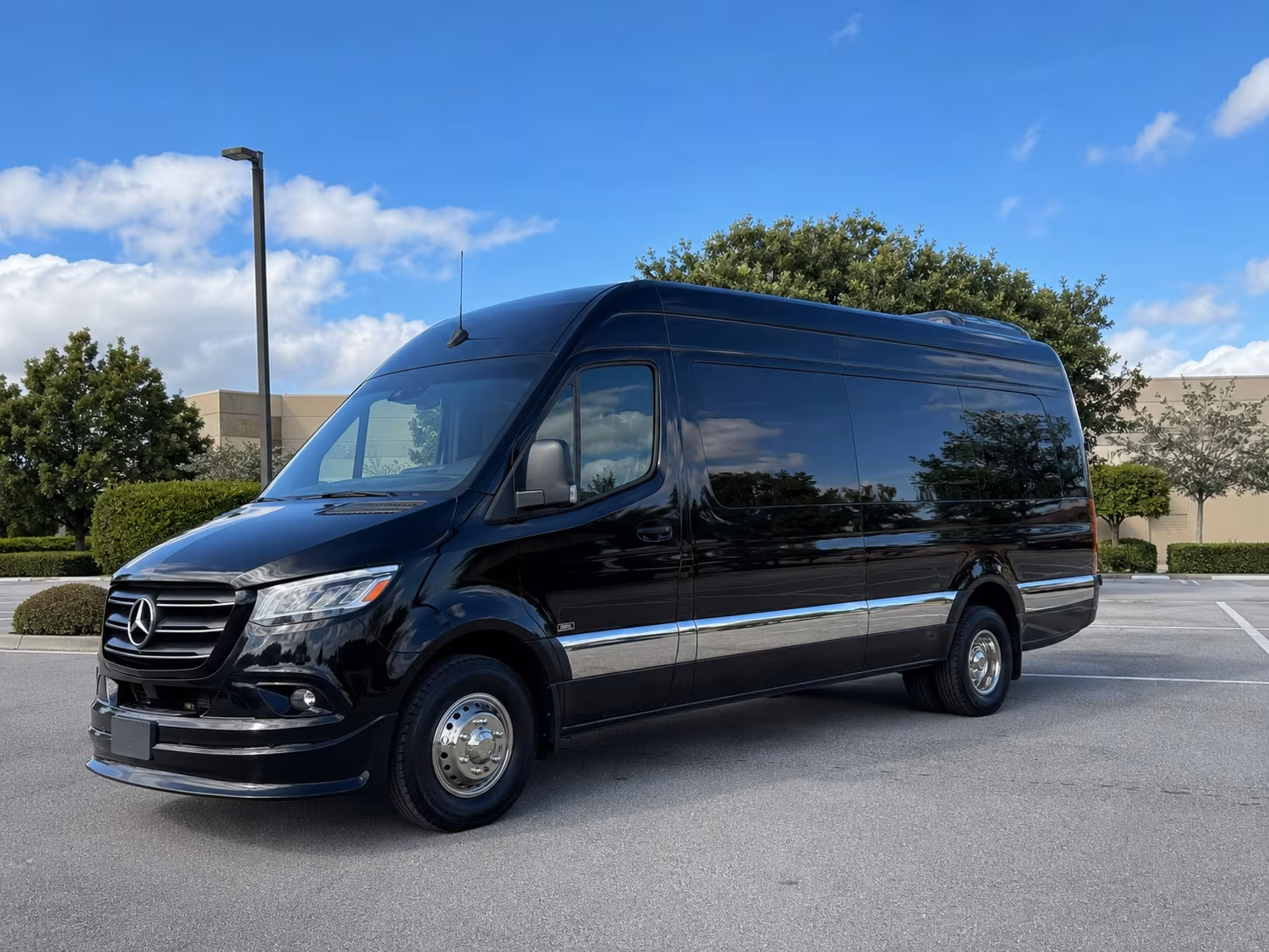 Corona School Event Transportation party bus interior