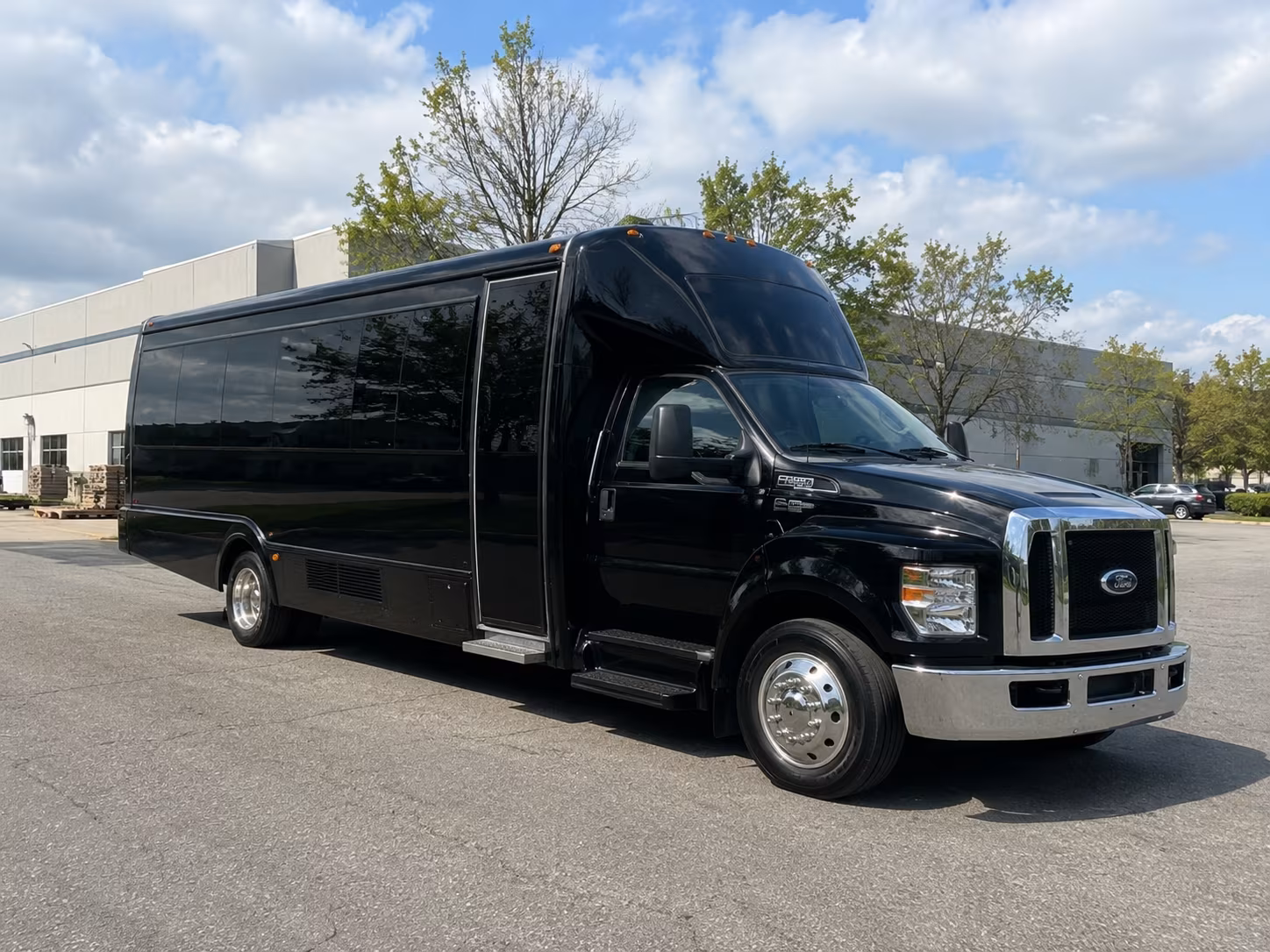 Corona Sporting Event Transportation party bus exterior