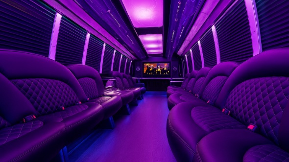 corona 25 passenger party bus rental