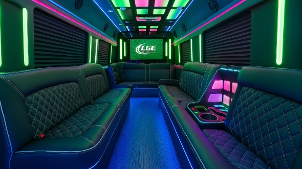 upland 20 passenger party bus